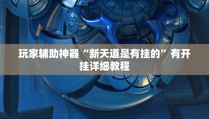 玩家辅助神器“新天道是有挂的”有开挂详细教程