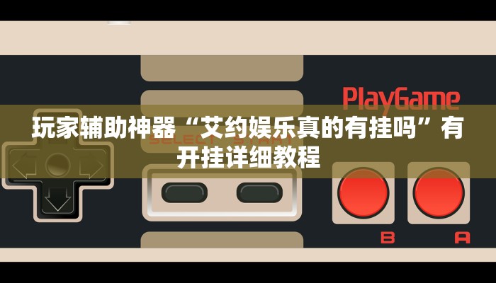 玩家辅助神器“艾约娱乐真的有挂吗”有开挂详细教程