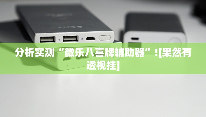 分析实测“微乐八喜牌辅助器”![果然有透视挂]