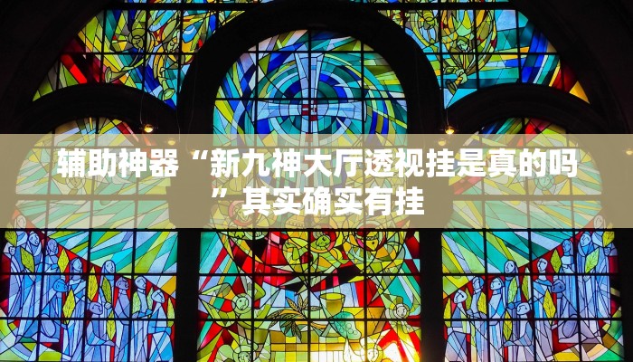 辅助神器“新九神大厅透视挂是真的吗”其实确实有挂