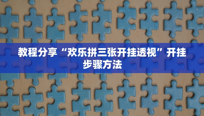 助赢神器“HHPoKer透视开挂作弊”开挂步骤方法