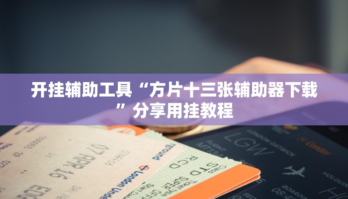 开挂辅助工具“方片十三张辅助器下载”分享用挂教程