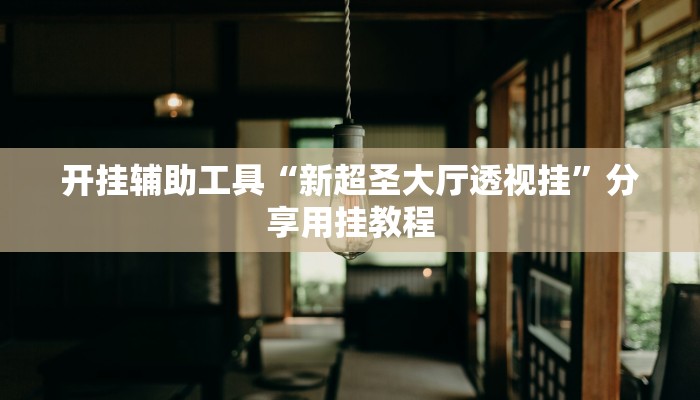 玩家辅助神器“南通长牌万能开挂器”有开挂详细教程