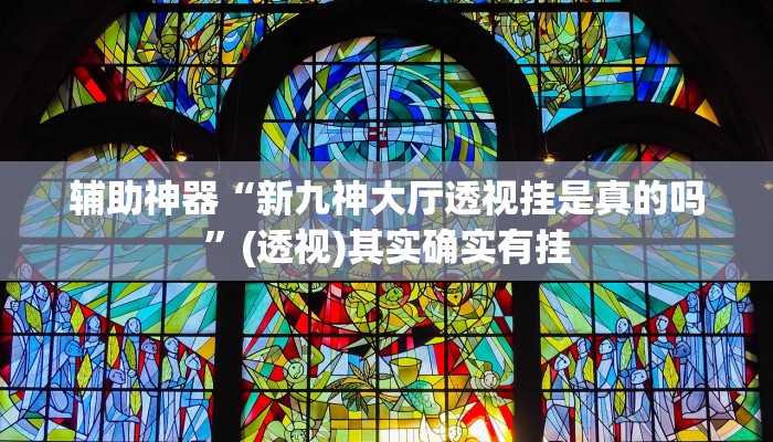 辅助神器“新九神大厅透视挂是真的吗”(透视)其实确实有挂