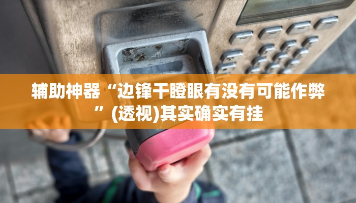 辅助神器“边锋干瞪眼有没有可能作弊”(透视)其实确实有挂