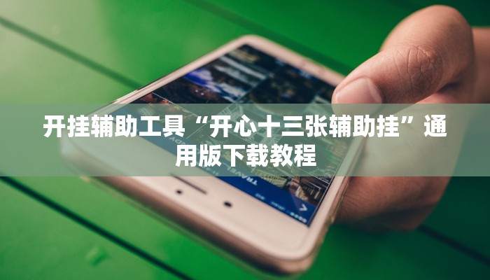 开挂辅助工具“开心十三张辅助挂”通用版下载教程