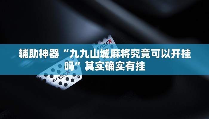 辅助神器“玖天乐游有挂没有”通用版下载教程