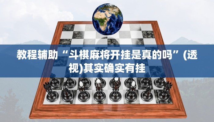 教程辅助“斗棋麻将开挂是真的吗”(透视)其实确实有挂