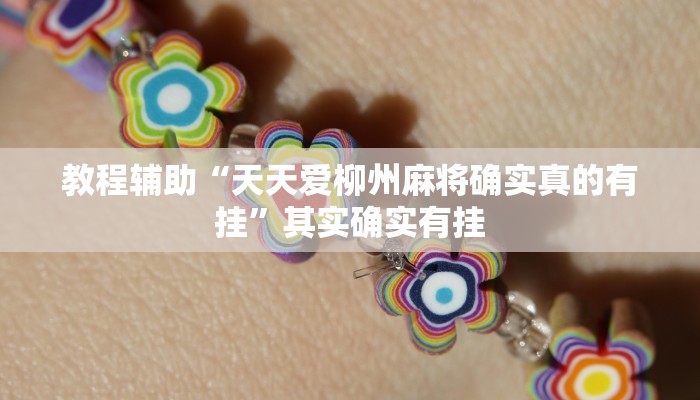 教程辅助“天天爱柳州麻将确实真的有挂”其实确实有挂