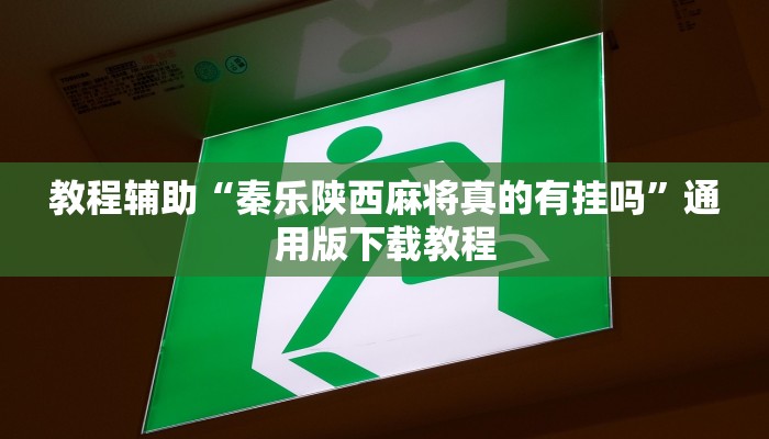 教程辅助“秦乐陕西麻将真的有挂吗”通用版下载教程