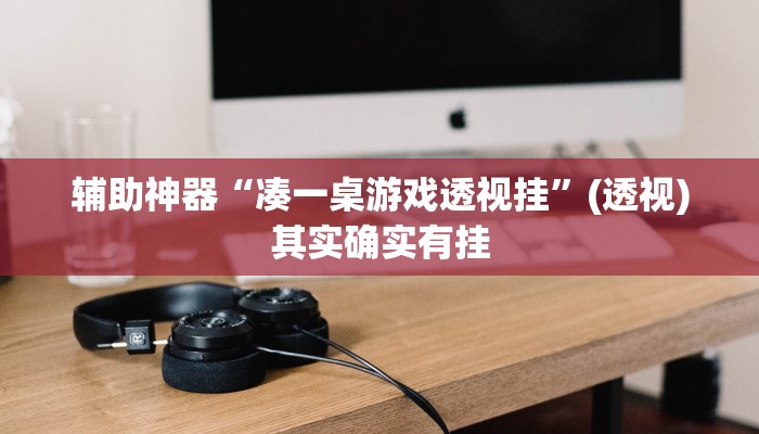 辅助神器“凑一桌游戏透视挂”(透视)其实确实有挂