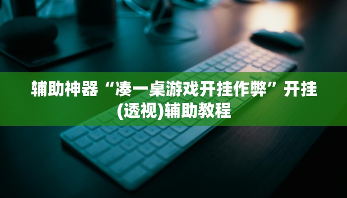 辅助神器“凑一桌游戏开挂作弊”开挂(透视)辅助教程