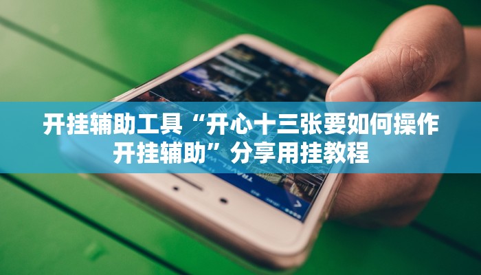 开挂辅助工具“开心十三张要如何操作开挂辅助”分享用挂教程 开挂辅助工具“开心十三张要如何操作开挂辅助”分享用挂教程