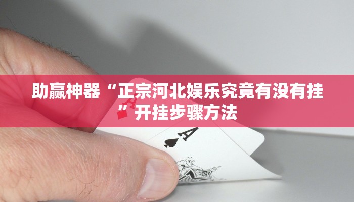 助赢神器“正宗河北娱乐究竟有没有挂”开挂步骤方法