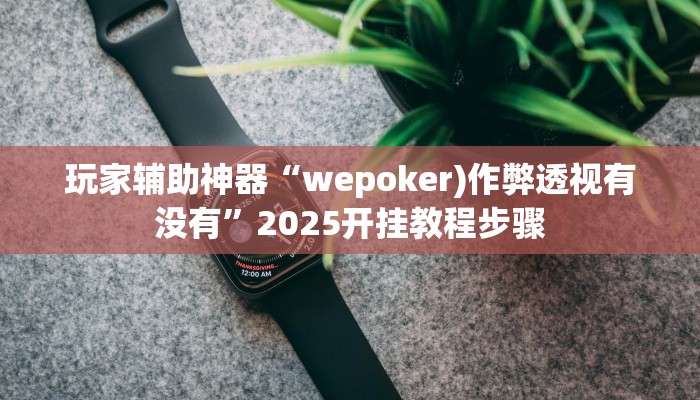 玩家辅助神器“wepoker)作弊透视有没有”2025开挂教程步骤 玩家辅助神器“wepoker)作弊透视有没有”2025开挂教程步骤
