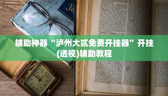 辅助神器“泸州大贰免费开挂器”开挂(透视)辅助教程