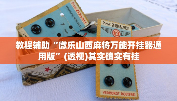 教程辅助“微乐山西麻将万能开挂器通用版”(透视)其实确实有挂