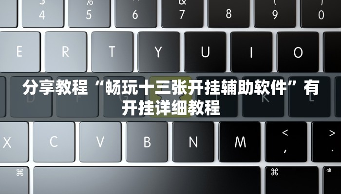 分享教程“畅玩十三张开挂辅助软件”有开挂详细教程 分享教程“畅玩十三张开挂辅助软件”有开挂详细教程