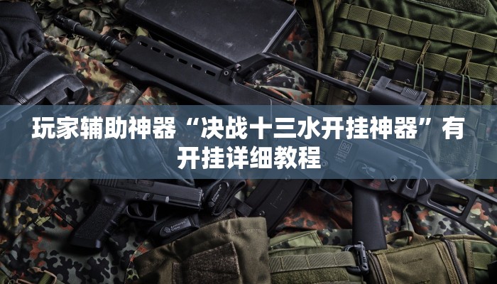 玩家辅助神器“决战十三水开挂神器”有开挂详细教程