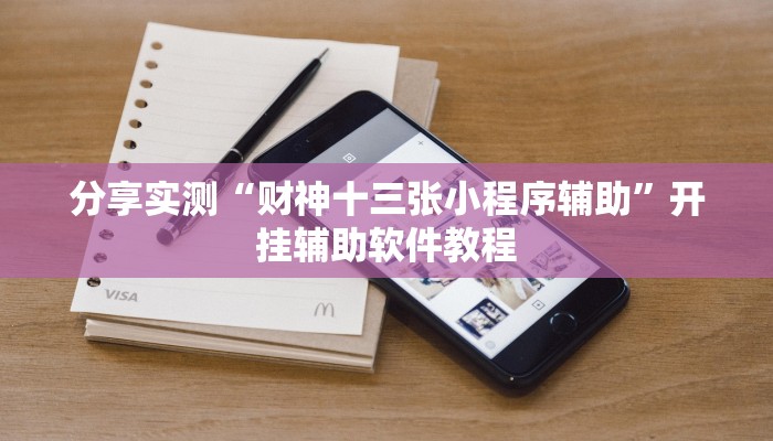 分享实测“财神十三张小程序辅助”开挂辅助软件教程