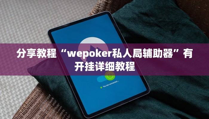 分享教程“wepoker私人局辅助器”有开挂详细教程