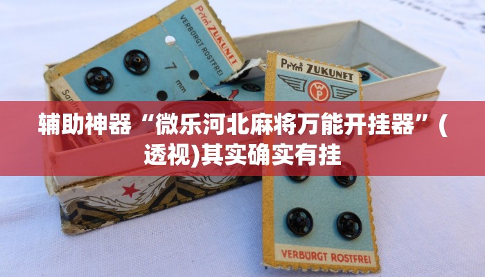 辅助神器“微乐河北麻将万能开挂器”(透视)其实确实有挂