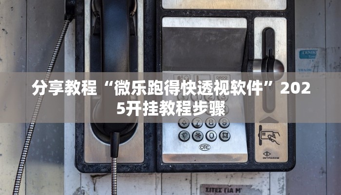 分享教程“微乐跑得快透视软件”2025开挂教程步骤