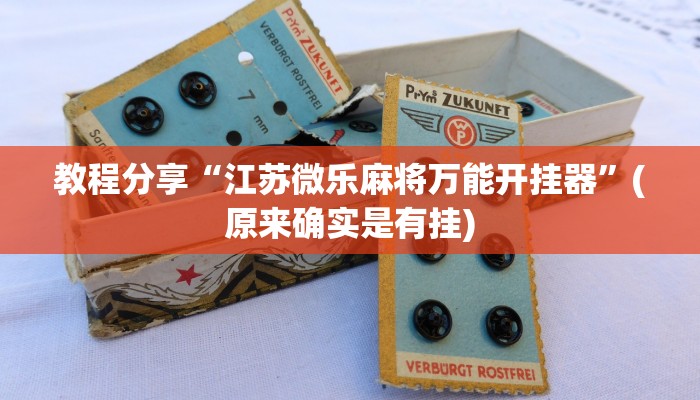 教程分享“江苏微乐麻将万能开挂器”(原来确实是有挂)