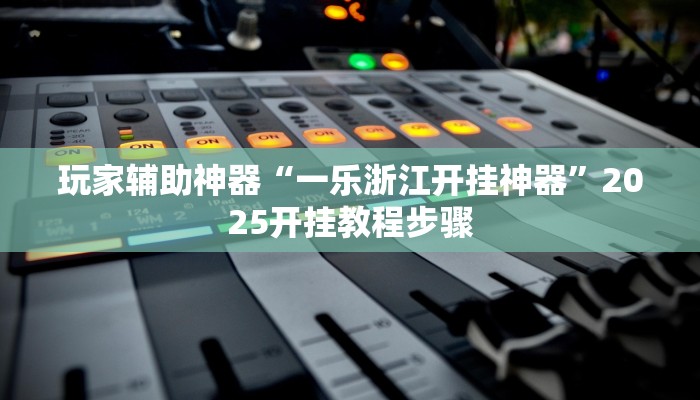 玩家辅助神器“一乐浙江开挂神器”2025开挂教程步骤