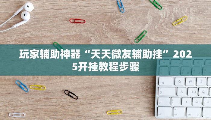 玩家辅助神器“天天微友辅助挂”2025开挂教程步骤