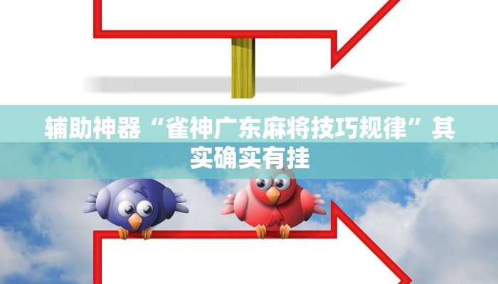 辅助神器“雀神广东麻将技巧规律”其实确实有挂