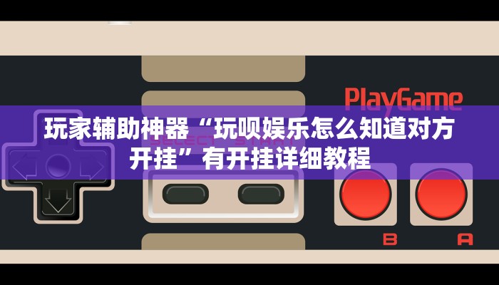 玩家辅助神器“玩呗娱乐怎么知道对方开挂”有开挂详细教程