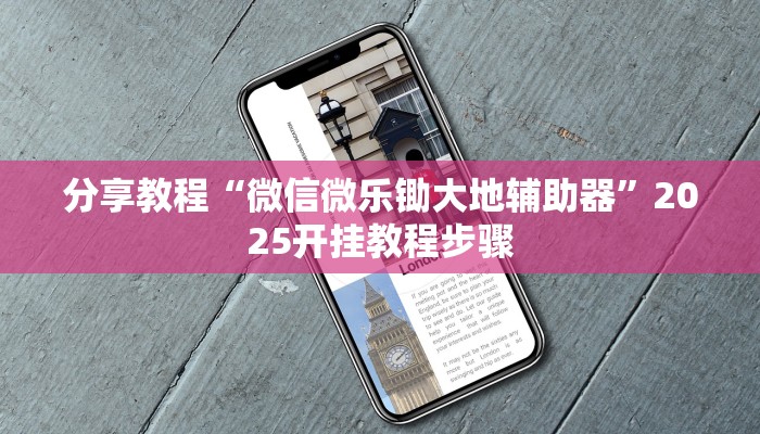 分享教程“微信微乐锄大地辅助器”2025开挂教程步骤