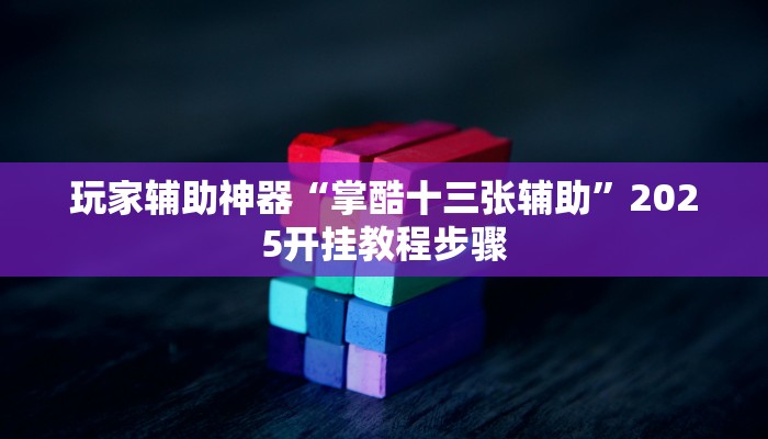 玩家辅助神器“掌酷十三张辅助”2025开挂教程步骤