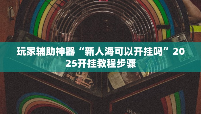 玩家辅助神器“新人海可以开挂吗”2025开挂教程步骤