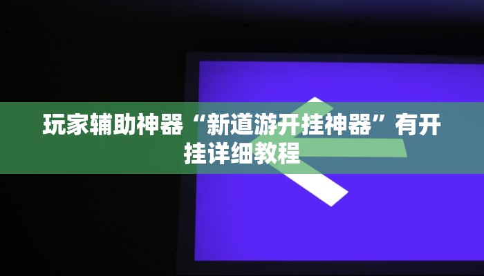 玩家辅助神器“新道游开挂神器”有开挂详细教程 玩家辅助神器“新道游开挂神器”有开挂详细教程