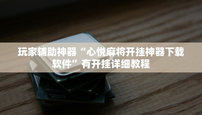 玩家辅助神器“心悦麻将开挂神器下载软件”有开挂详细教程