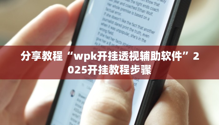 分享教程“wpk开挂透视辅助软件”2025开挂教程步骤